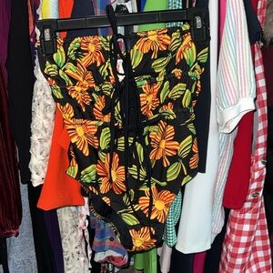 Solid & Striped One Piece Swimsuit